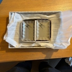 ☆新品未使用【まるほんとーき】角皿 大1客&小5客セット 蝶の舞おもてなし揃【アンティーク】の画像