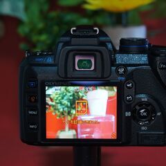 値下　olympus E520 美品　可動　純正電池充電器の画像