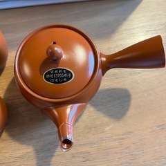 ☆新品未使用【常滑焼】急須&湯呑み2客セット【茶器】の画像
