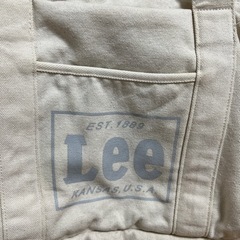 Lee 大容量トートバッグ　キャンバス地　マザーズバッグ　2wayの画像