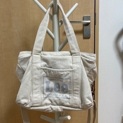 Lee 大容量トートバッグ　キャンバス地　マザーズバッグ　2way