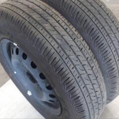 ◯145/80R12◯ノーマルタイヤホイール4本セット◯ブリジストン◯軽自動車◯の画像