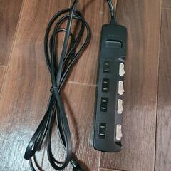 電源タップ3セット 個別スイッチの画像