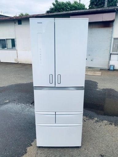 東芝　ノンフロン冷凍冷蔵庫　GR-G51FX（WS）