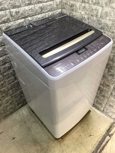 全国送料無料★3か月保証付き★洗濯機★ハイセンス★2021年★8.0kg★HW-DG80A★S-899