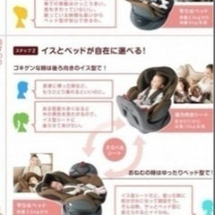 【価格交渉OK】チャイルドシート・ベッド アップリカ フラディアS サブの画像