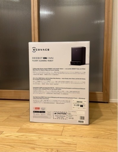 【新品未使用•2年保証】ECOVACS DEEBOT X2 OMNI エコバックス　ロボット掃除機