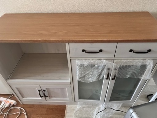 【至急】家具 食器棚レンジボード値下げしました