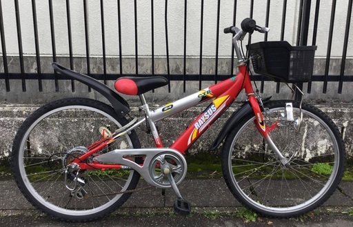 ＜整備済・良品＞レイサス・ジュニア・24インチ自転車・シマノ外装6段変速・鍵付き・お掃除済でピカピカです