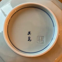 有田焼　其泉窯　染付花紋八角銘々皿　角皿　小皿５枚　約14.5cmの画像