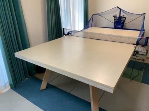 ガラージ x 三英 ピンポンワークテーブル YASAKA 卓球マシンセット