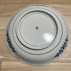 有田焼 其泉 柿絵鹿の子 パーティーセット 大皿 中皿 セット 美品の画像