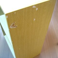 2段カラーボックスの画像