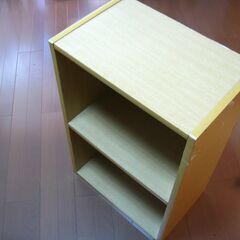 2段カラーボックス