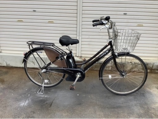 421  ヤマハ電動アシスト自転車pas city26インチブラウンアルミボディー