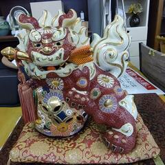 九谷焼 シーサー  71468  