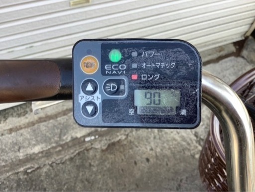 428  パナソニック新機種電動アシスト自転車vivi26インチブラウンボディー