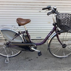 電動自転車 Panasonic Lithium vivi パープル 45★ ③45番✨電動自転車‼️ 電動自転車 Panasonic Lithium vivi パープル