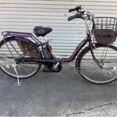 432 ヤマハ新機種電動アシスト自転車pasnatura26インチパープルアルミ