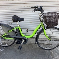 434 ヤマハ新機種電動アシスト自転車pasnatura26インチグリーンアルミ