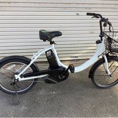 343 パナソニック最新機種電動アシスト自転車SW20インチホワイトアルミ