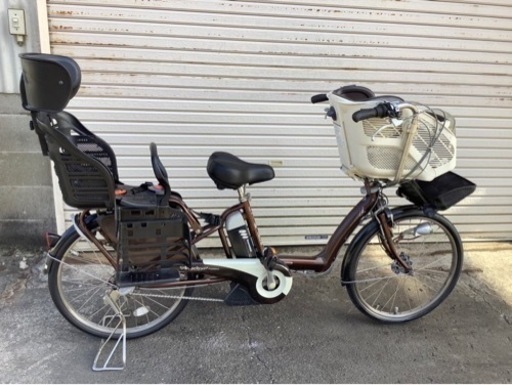 345  ブリヂストン新機種電動アシスト自転車angeino22インチブラウンアルミボディ