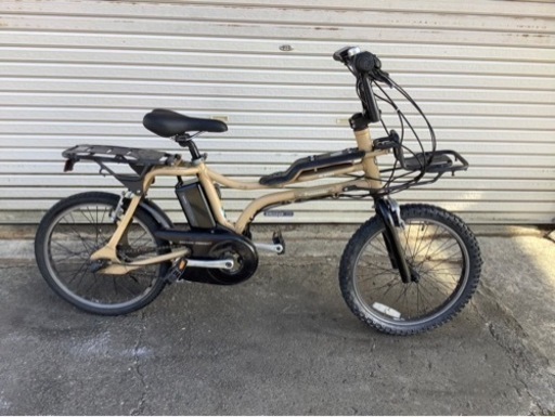 346  パナソニック新機種電動アシスト自転車インター320インチイエローボディー