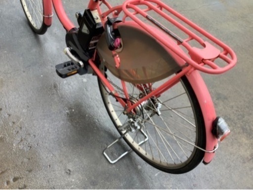 357  パナソニック新機種電動アシスト自転車viviDXSD26インチピンクボディー