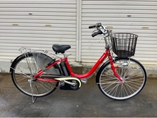 360  ヤマハ新機種電動アシスト自転車pasnatura26インチレッドアルミボディー