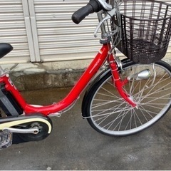 ヤマハ新機種電動アシスト自転車pasnatura26インチレッドアルミボディー 586 ヤマハ新機種電動アシスト自転車pasnatura26インチレッドアルミ