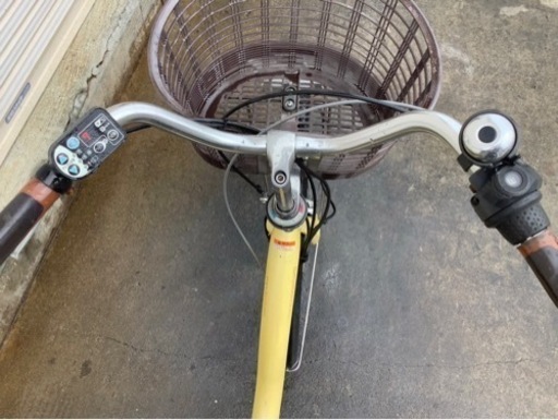 361  ヤマハ新機種電動アシスト自転車pasnatura26インチイエローアルミボディー