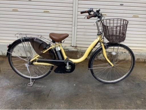 361  ヤマハ新機種電動アシスト自転車pasnatura26インチイエローアルミボディー