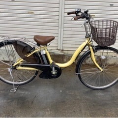 361 ヤマハ新機種電動アシスト自転車pasnatura26インチイエローアルミ