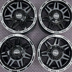 値下げしました！FLEX DELF-04 16インチ 6.5J+...