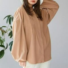 【おみせっち】新品タグ付 ECRIRE yunコラボ ピンタック...