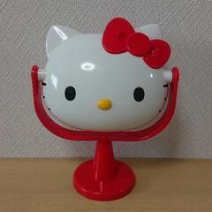 ハローキティ  プレミアムフェイス型卓上ミラー