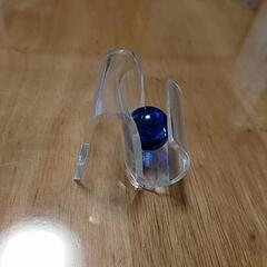 クリアーメモスタンド　オシャレ玉　名刺やカードのちょい置きにの画像