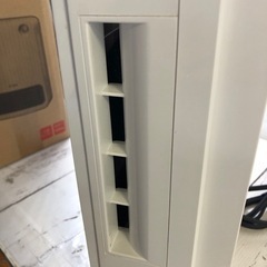 美品 アイリスオーヤマ セラミックファンヒーター マイコン式 ホワイト JCH-126T-W 人感センサー 2021年製 の画像