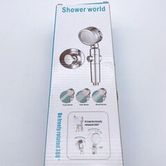 シャワーヘッド 3段階モード 水量水圧調節 角度調節 軽量 ワンタッチ止水 塩素除去 取付簡単 (BSI5J3)の画像