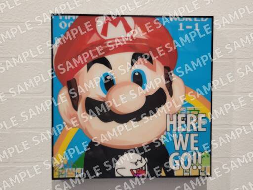 ポップアート　マリオ