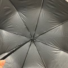 K2405-272 猫柄 晴雨兼用折りたたみ傘 中古美品の画像