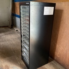 キャビネット 事務用 収納13ケース（小7, 大5）の画像