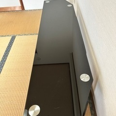 テレビボード　テレビ台　ガラス製の画像