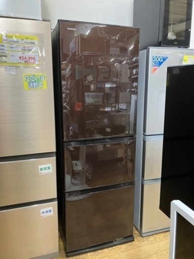 5/13値下げしましたファミリー向け 2015年製 TOSHIBA 東芝 375L冷蔵庫 GR-G38SY 自動製氷付き! NO.2346