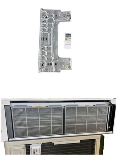NO.1404 【2023年製】HITACHI 日立ルームエアコン 白くまくん  RAS-YX22N 主に6畳用 冷暖房 生活家電 家