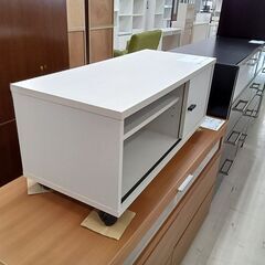 ★ジモティ割あり★  テレビ台 白木調 W79×D34×H34 クリーニング済み TC2794の画像