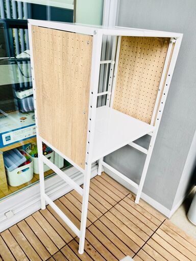 おしゃれキッチンラック （幅56cm～幅76cm）ホワイト 備品