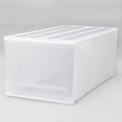 【美品】ニトリ押入れケース 2個セット　セレスFD 深型(L/高さ30cm)の画像