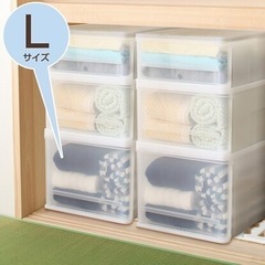 【美品】ニトリ押入れケース 2個セット　セレスFD 深型(L/高さ30cm)の画像