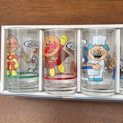 アンパンマン コップセット グラスセット コップ グラス レトロ 昭和レトロ の画像